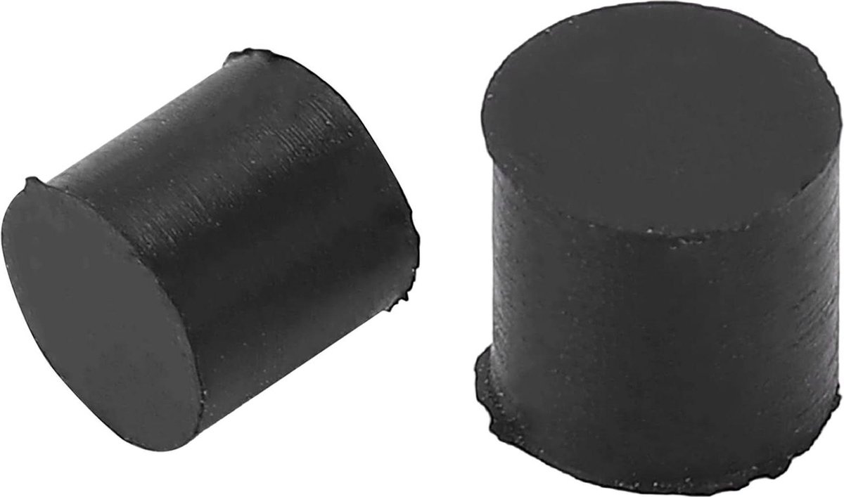 Rubber Klep Rotor Buffering Stops voor Franse Hoorn Tuba Trombone - 2 Stuks Zwart - Onderdelen Accessoires .
