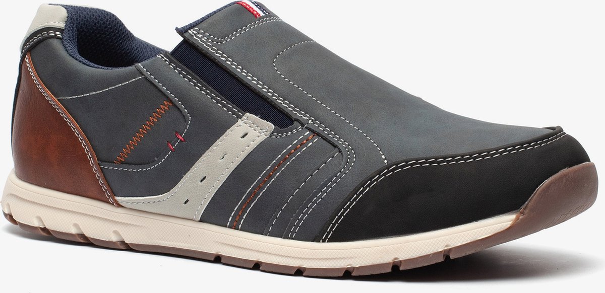 Blue Box heren instappers blauw - Maat 40