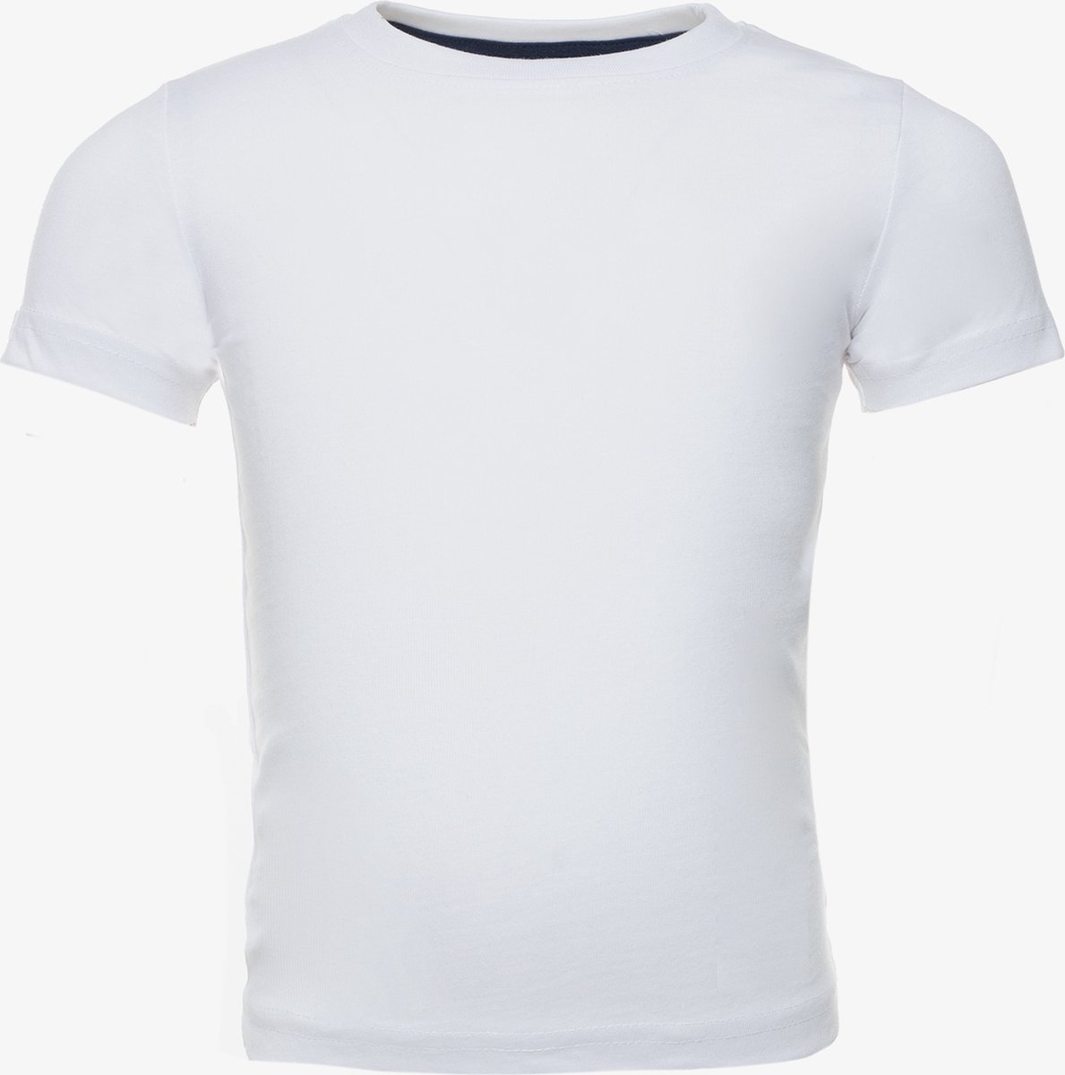 Unsigned basic jongens T-shirt wit - Maat 92