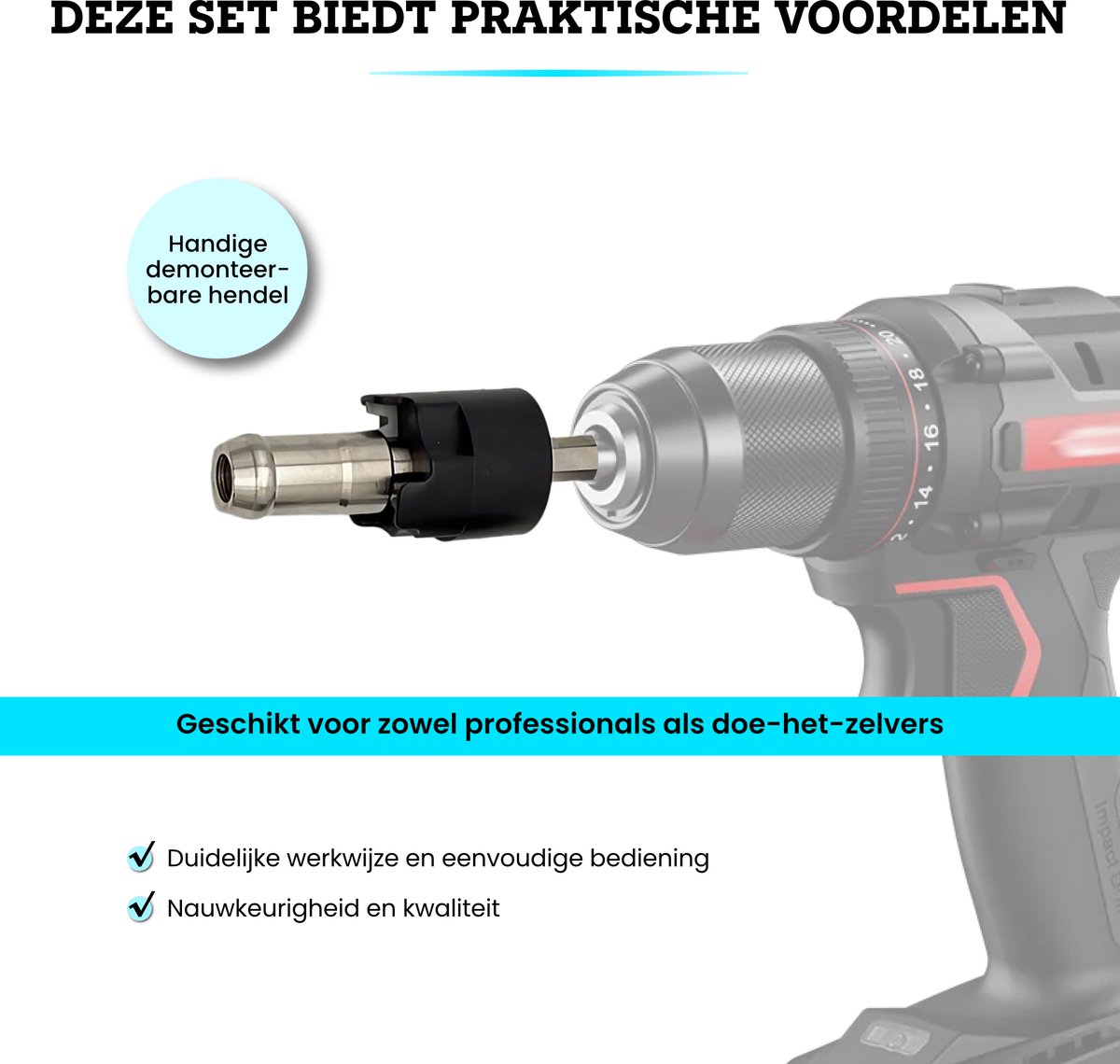 Somstyle Knip & Ontbraam Set voor Meerlagenbuis - Knippen tot 42 MM - Kalibreren 16, 20 & 25/26 MM - Ontbramer - Buizensnijder - Pijpsnijder - Zwart & Geel thumbnail 5