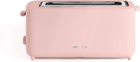 CREATE- Broodrooster 950W, Met veiligheidssysteem, Zes vermogensstanden - TOAST STUDIO XL