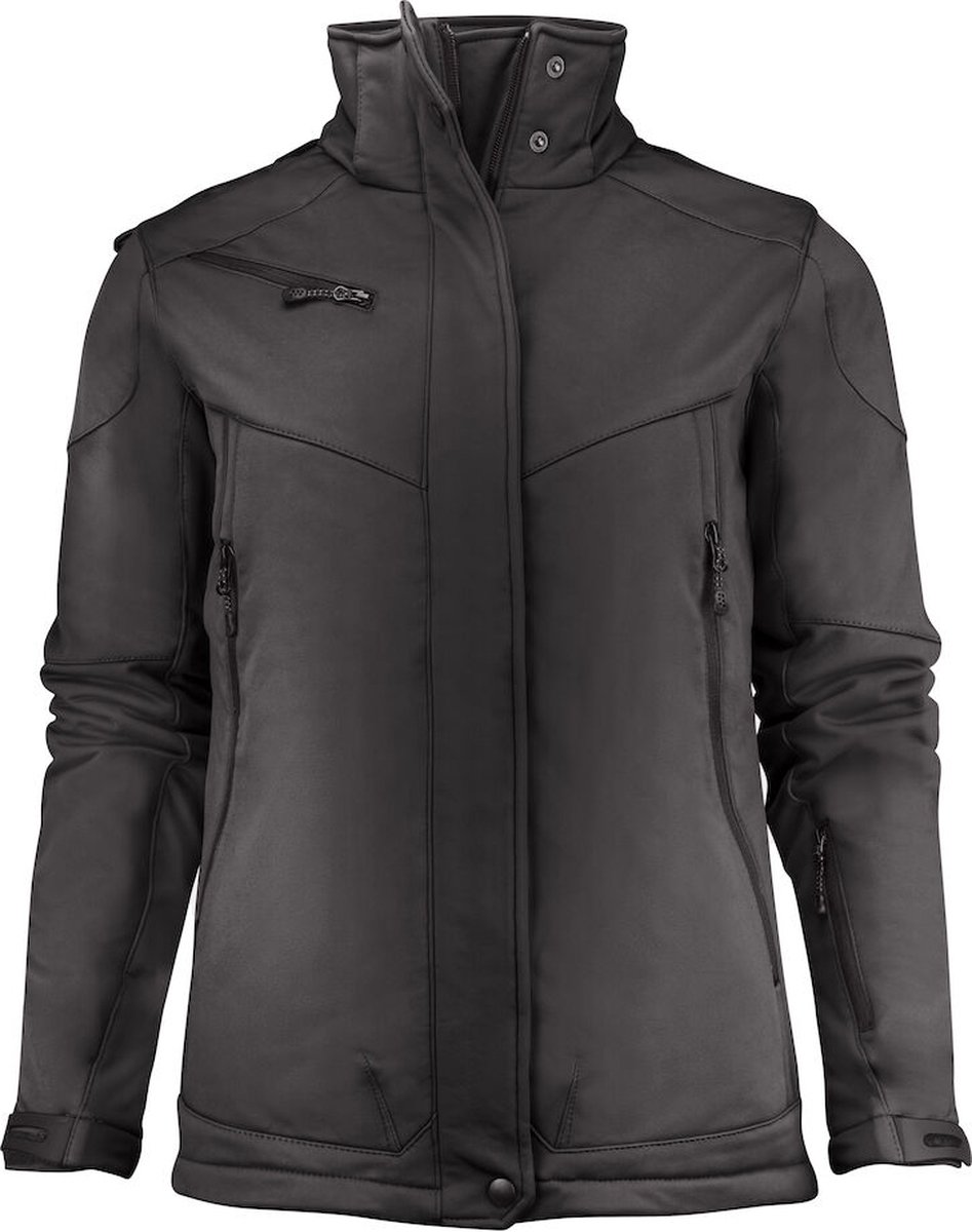 Printer SOFTSHELL JACKET SKELETON LADY 2261041 Zwart
