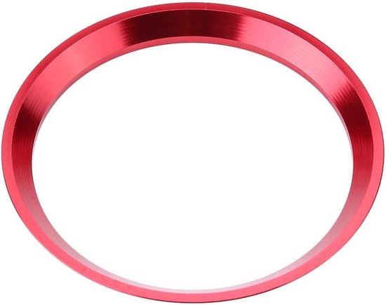 Anello Decorativo Per Volante Auto In Alluminio – Adatto Per CLA, GLK, Classe A W204 W246 W176 W117 C117 (rosso) - 5