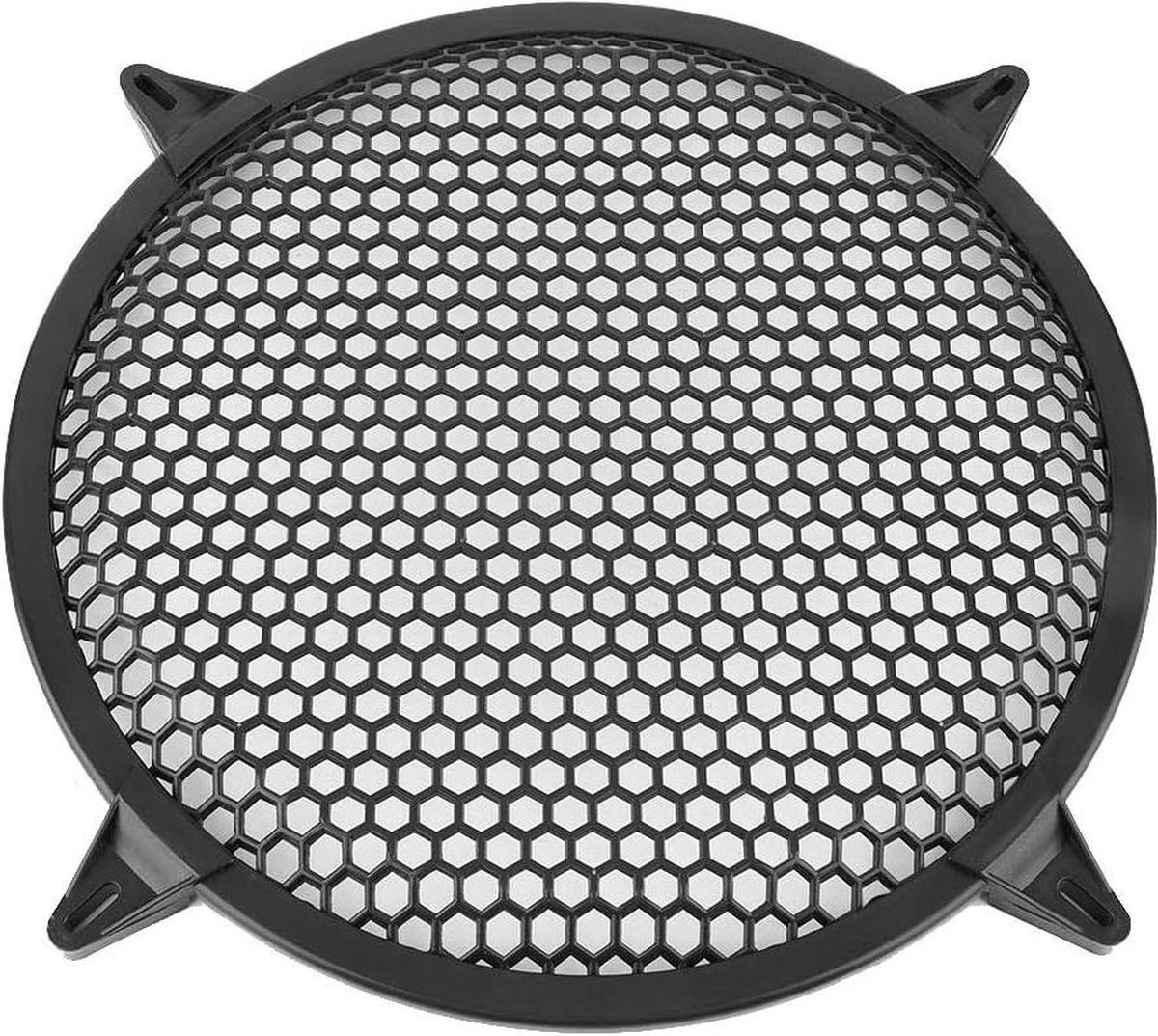 Luidsprekerrooster afdekking van kunststof voor auto-audio - bescherming van de woofer-luidspreker 12 inch .