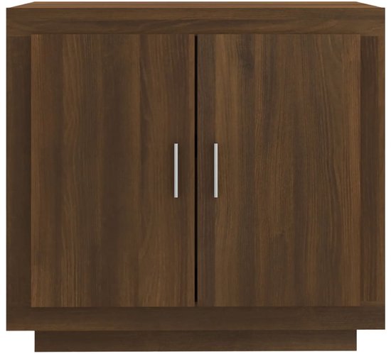 vidaXL Dressoir 102x37x75,5 cm bewerkt hout bruin eikenkleurig, opbergkast, dressoir kast, bijzetkast, wandkast, opbergkastje, dressoirkast