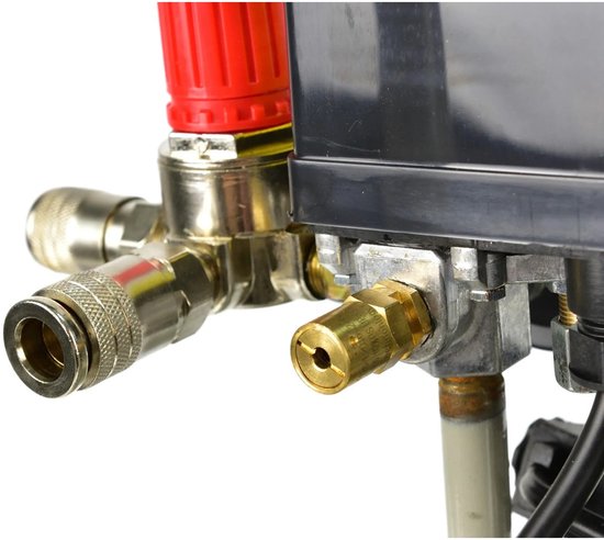 GEKO Olievrije luchtcompressor - 24L - 980W - Mobiel en onderhoudsarm — afbeelding 5