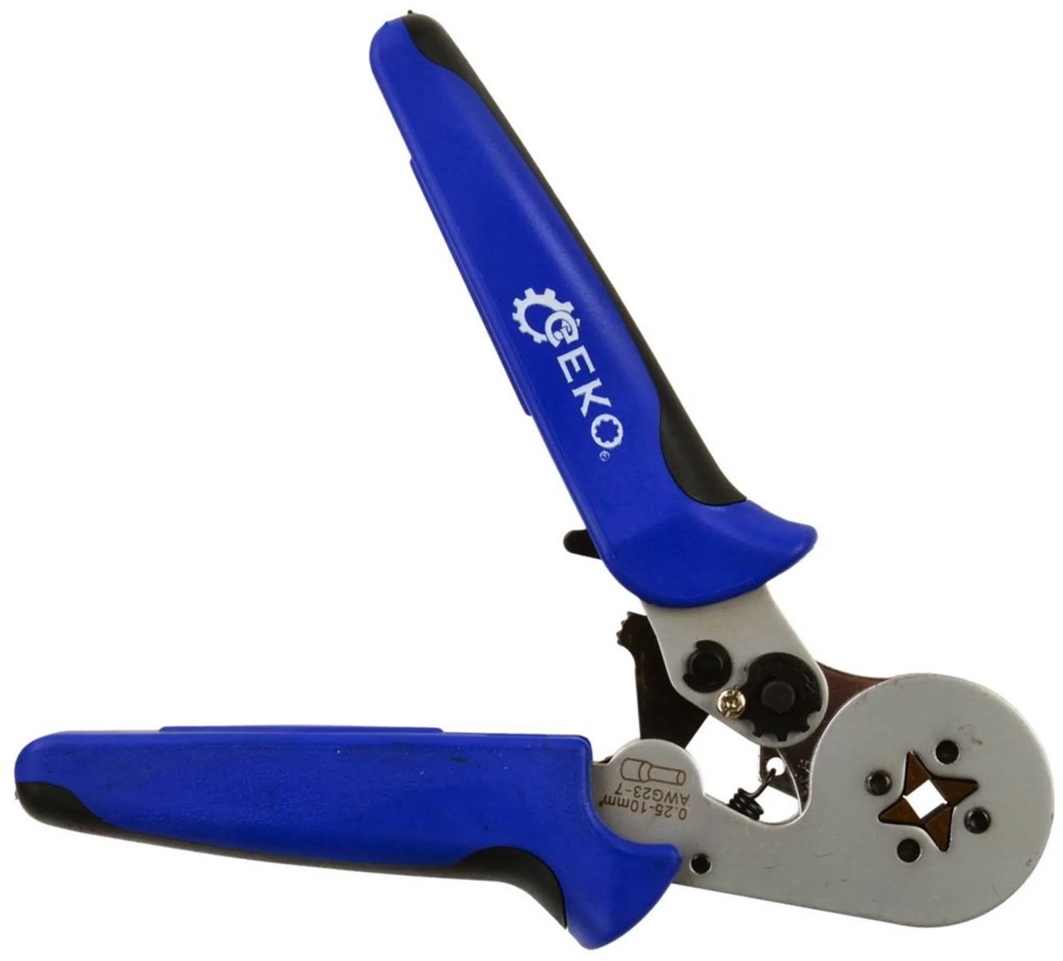 GEKO Zelfinstellende krimptang - vierkante krimp - 0,25-10 mm² - 175 mm lang