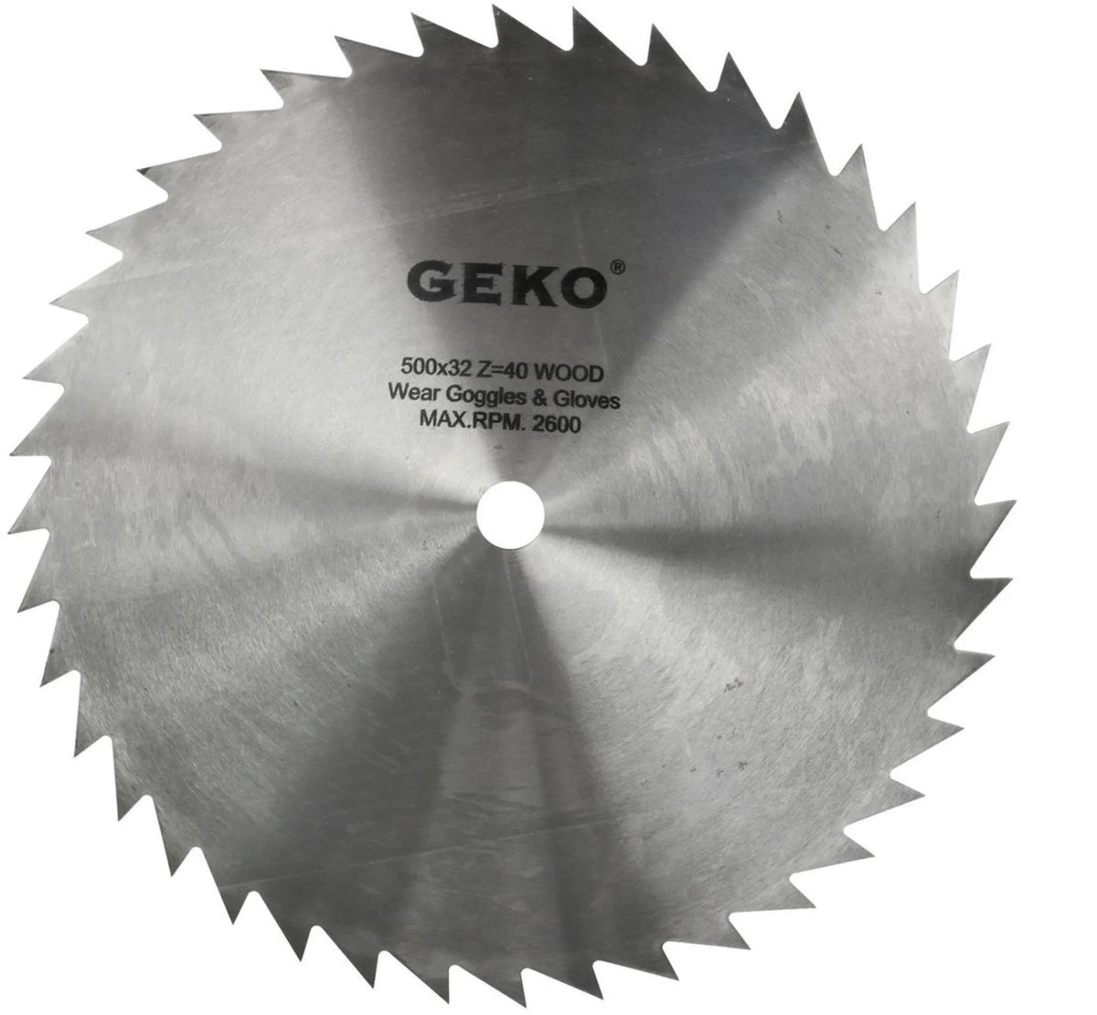 GEKO Cirkelzaagblad - 500 mm - 40 Tanden - Voor Hout en Kunststoffen