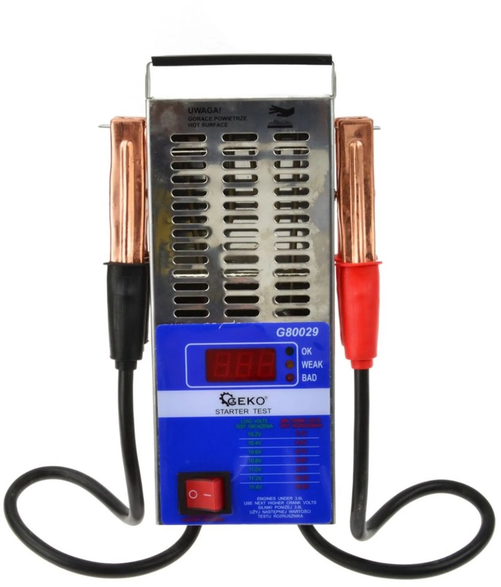 GEKO Digitale accutester - LED display - 12V - 100A - Zonder externe voeding