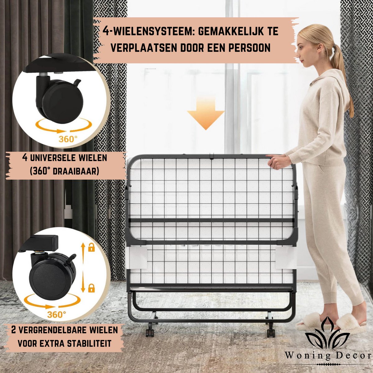 Woning Woning Decor Opklapbed - afbeelding 3