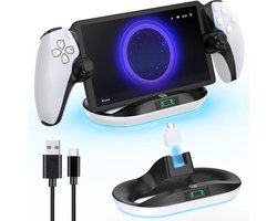 YONO Oplaadstation met RGB Led geschikt voor Playstation Portal - Charging Dock PS5 Portable - Oplader - Standaard