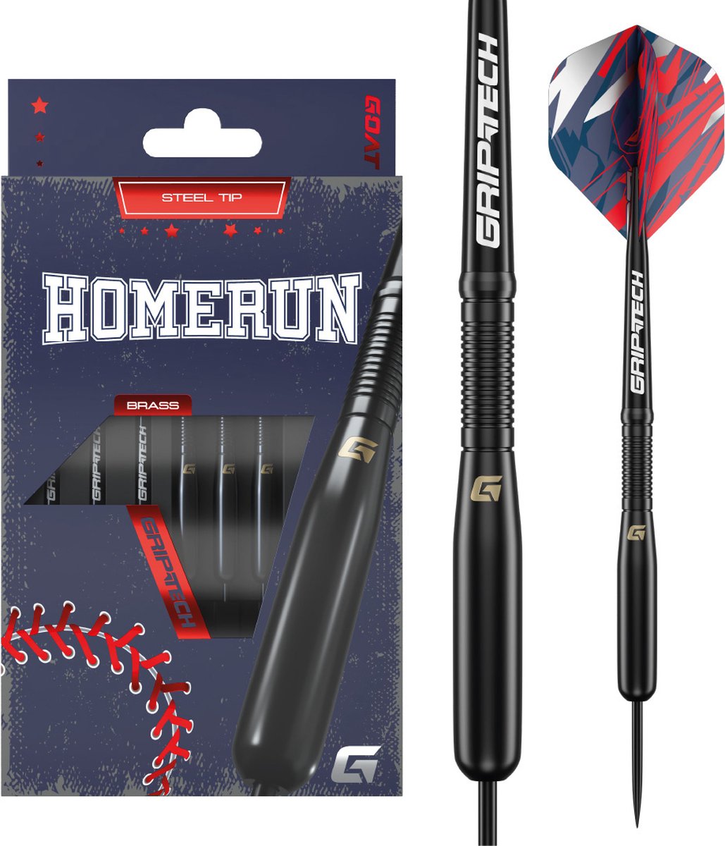 GOAT - Homerun Zwarte Messing Steeldarts