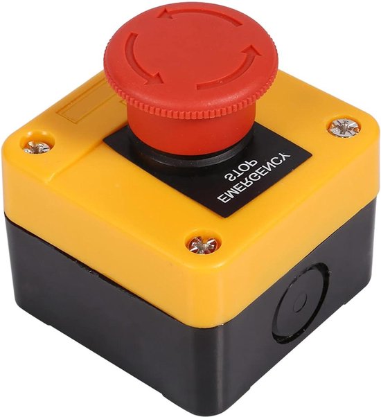 Emergency Off Switch 1 Piece Plastic Bowl Red Panel Mushroom New 77 x ...