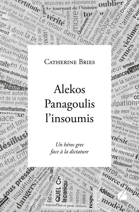 Essai - Alekos Panagoulis l'insoumis - cover