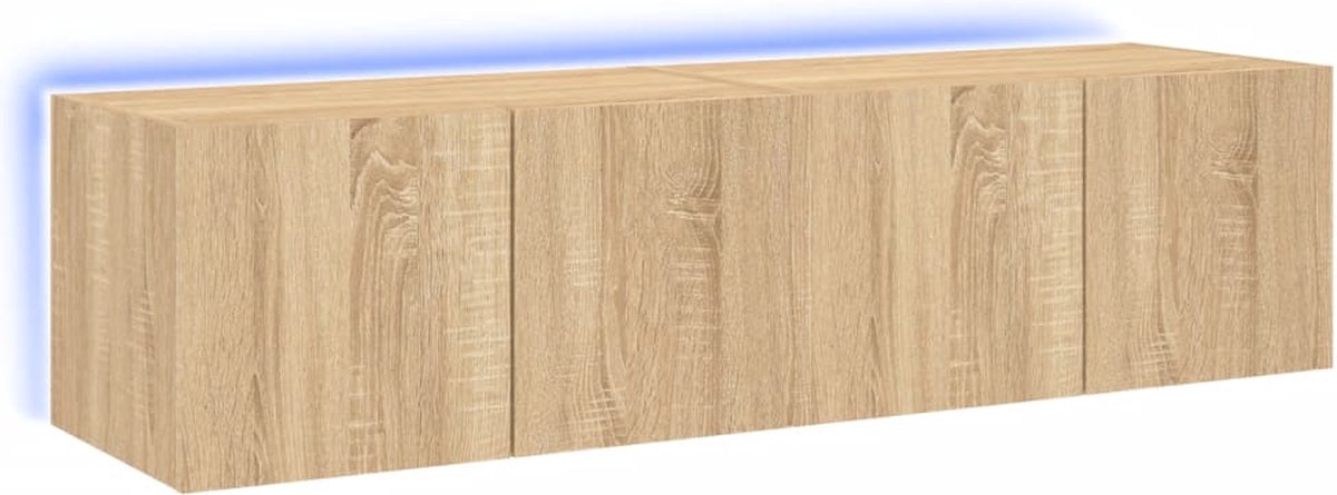 vidaXL Tv-meubel 100x40x45 cm massief mahoniehout klassiek bruin