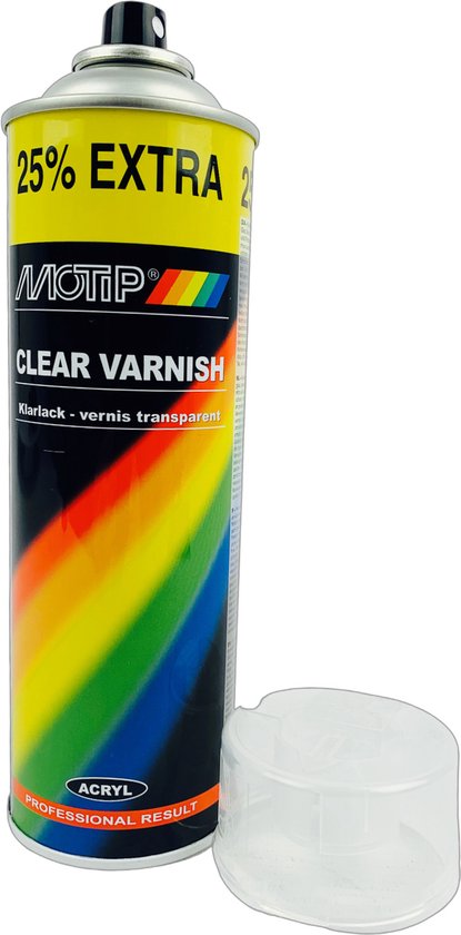 Bombe de peinture Motip pour Auto 500ml / M04009 Neuf