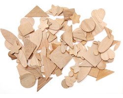 Bouhon mengeling stuk hout | set van 100 stuks
