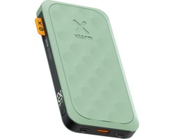 Xtorm 20W Powerbank 10.000 mAh - Fuel Series 5 - 2 x USB-C / 1 x USB-A - GRS Materiaal - Airport Proof - Groen - Noodpakket