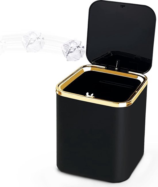 LIFEZEAL 32 L Mülleimer auf Rädern, Abfallsammler Küche
