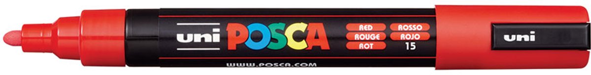 Markeerstiften POSCA PC-5M Rood