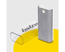 Doodroo Display Schoonmaakkit + Standaard in 1 - Sprayen en Wrijven in 1 - voor o.a. smartphone, tablet/iPad, e-reader en monitor