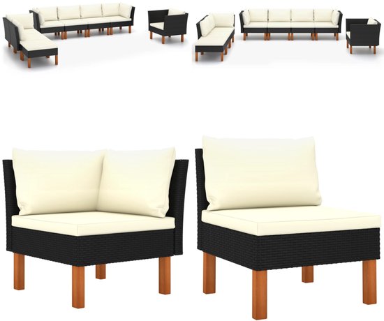 Loungeset poly rattan bruin kopen