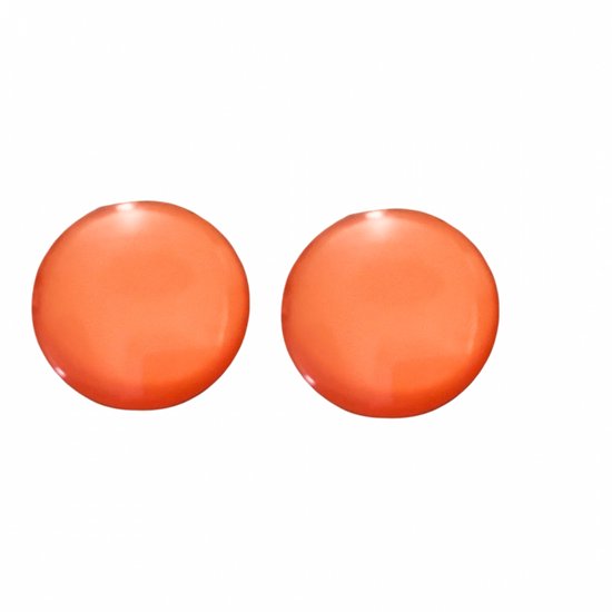 Clip oorbellen Oranje 2.5 cm