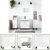 Badkamerkast 58x33x60 Cm Bewerkt Hout Grijs Sonoma Eikenkleurig