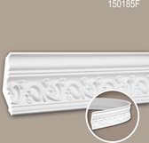 Corniche 150185F Profhome Moulure décorative flexible design intemporel classique blanc 2 m