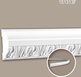 Cimaise 151313F Profhome Moulure décorative flexible design intemporel classique blanc 2 m