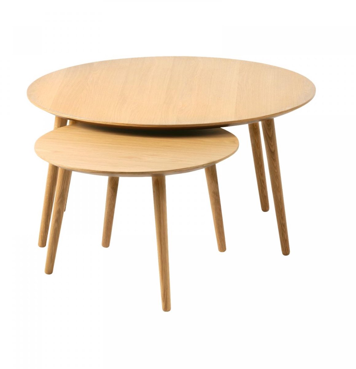 Nordic Home - Heidi ronde salontafels - set van 2 - naturel