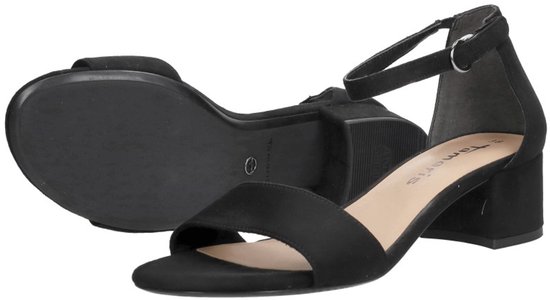 Sandales pour femmes Tamaris textile noir - Femme - Taille 38