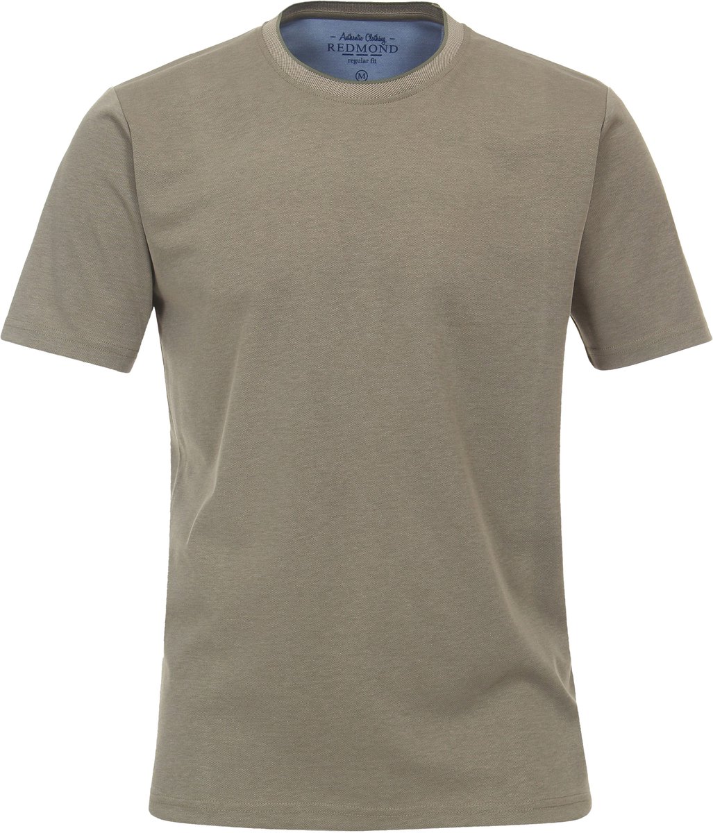 Redmond regular fit T-shirt - korte mouw O-hals - groen