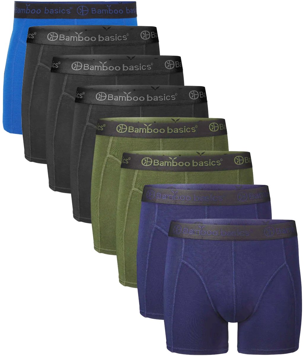 8-pak heren boxershorts - Rico - Multipack Bamboe heren onderbroek - Anti zweet mannen ondergoed - S