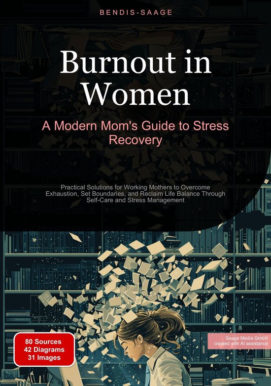 Burnout in Women: A Modern Mom's Guide to Stress Recovery - cover