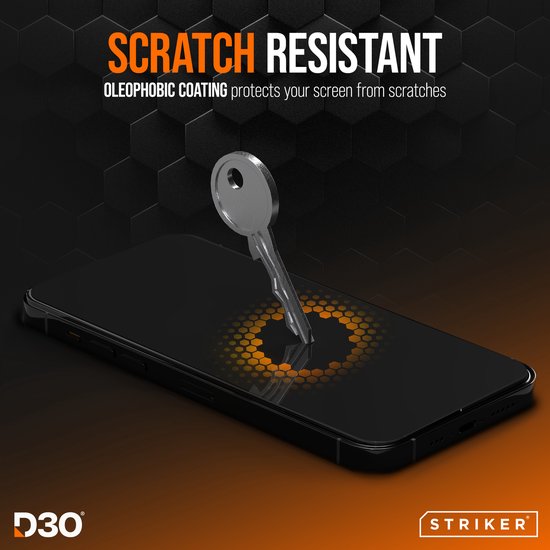Protecteur d'écran Striker compatible avec Apple iPhone 13 Pro Max Verres | Protection d'écran Striker Xtreme Impact - Compatible avec les coques