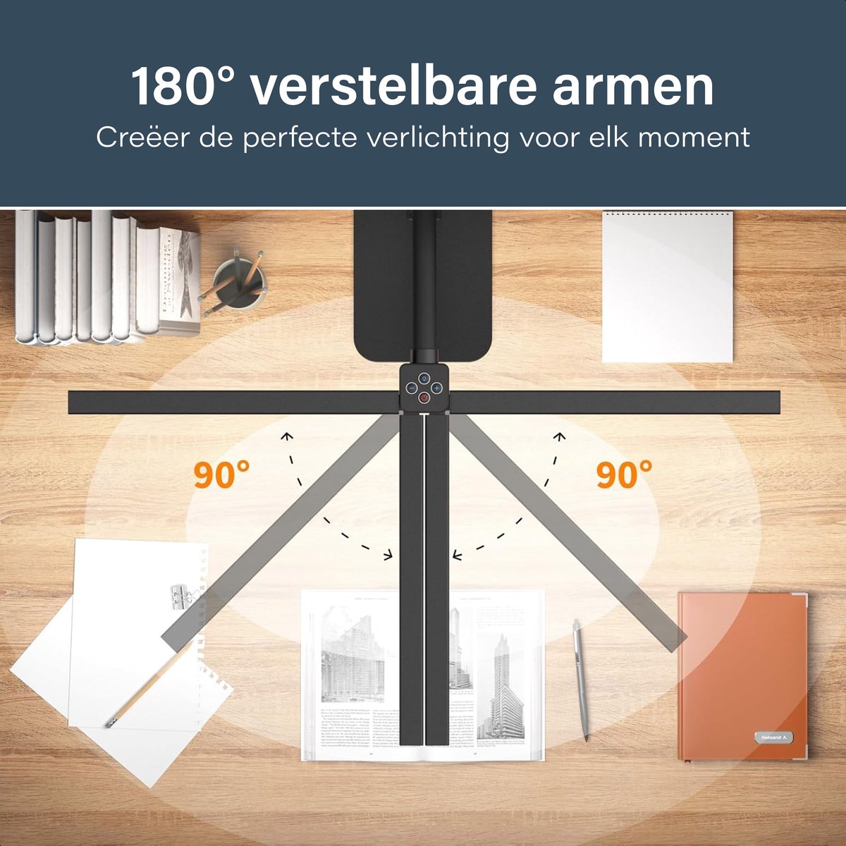 Skoov Bureau lamp LED Dimbaar - Monitor thumbnail 6