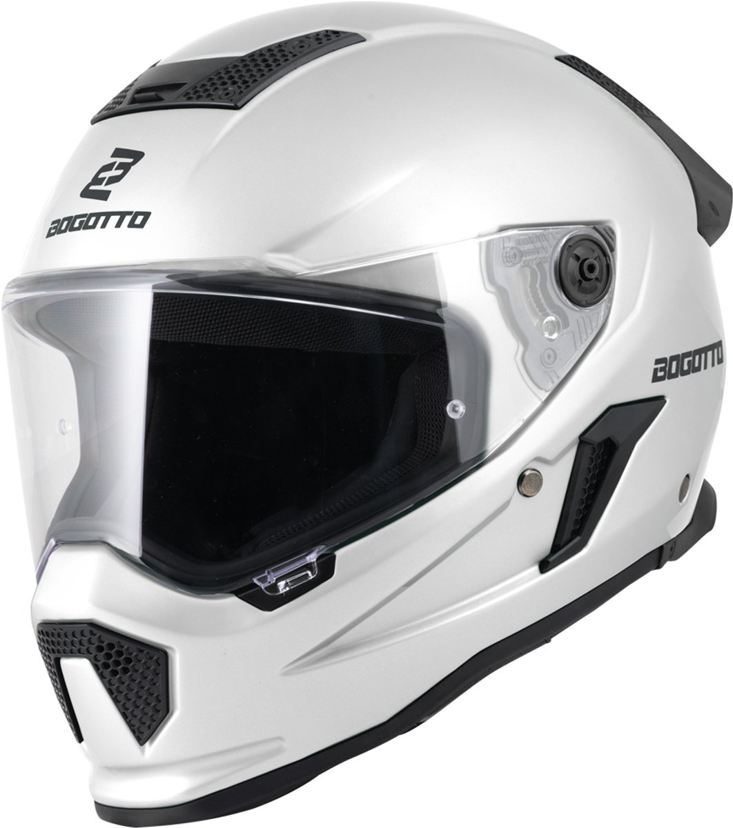 Bogotto Rapto Wit Integraalhelm - Maat S - Helm