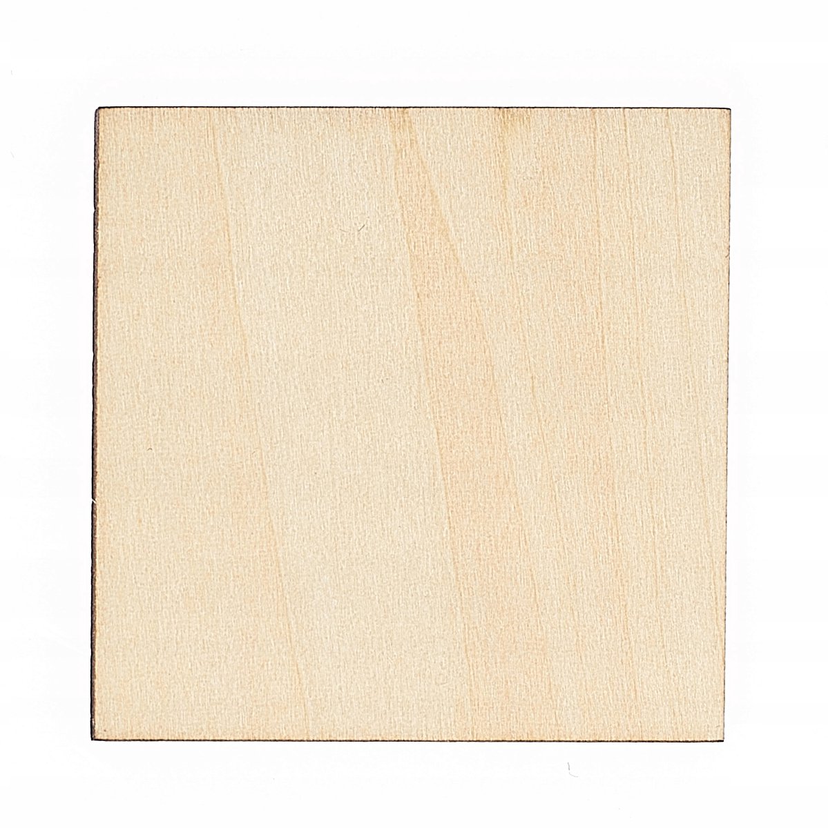 Techrebal - Houten Vierkanten - 8x8cm - Laser Gesneden - 50 Stuks