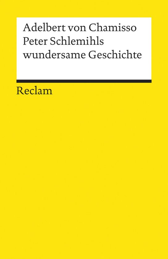 Reclams Universal-Bibliothek - Peter Schlemihls wundersame Geschichte