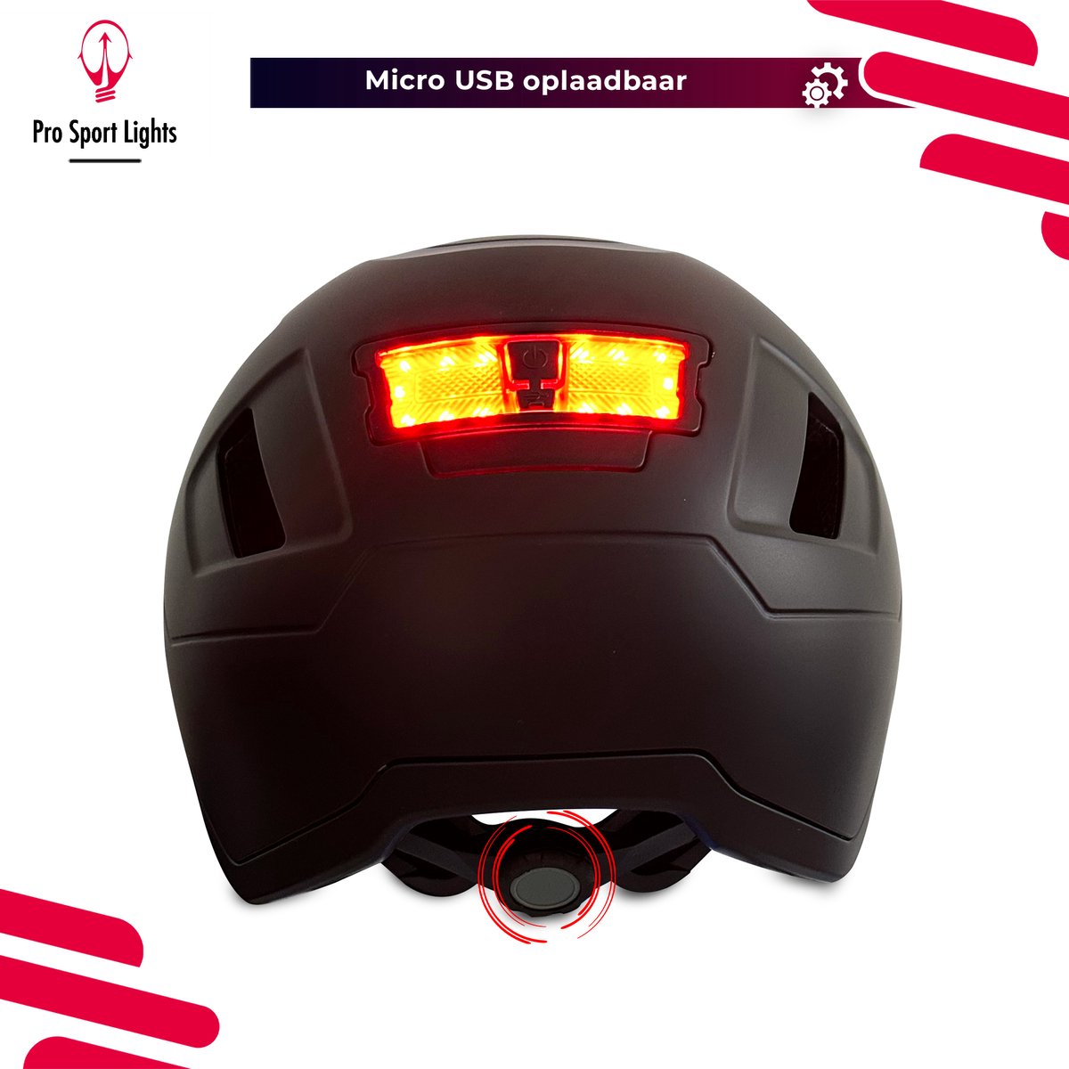 Fietshelm Speed Pedelec LED Verlichting thumbnail 2