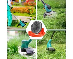 Gardena 5307-20 Vervangende trimmerspoel met 5344-20 deksel, 6,1 m spoellijn en deksel voor turbotrimmer Easycut 400 Art.8846 ComfortCut450 Art.8847 PowerCut Art.8848 (3 spoel + 1 deksel)