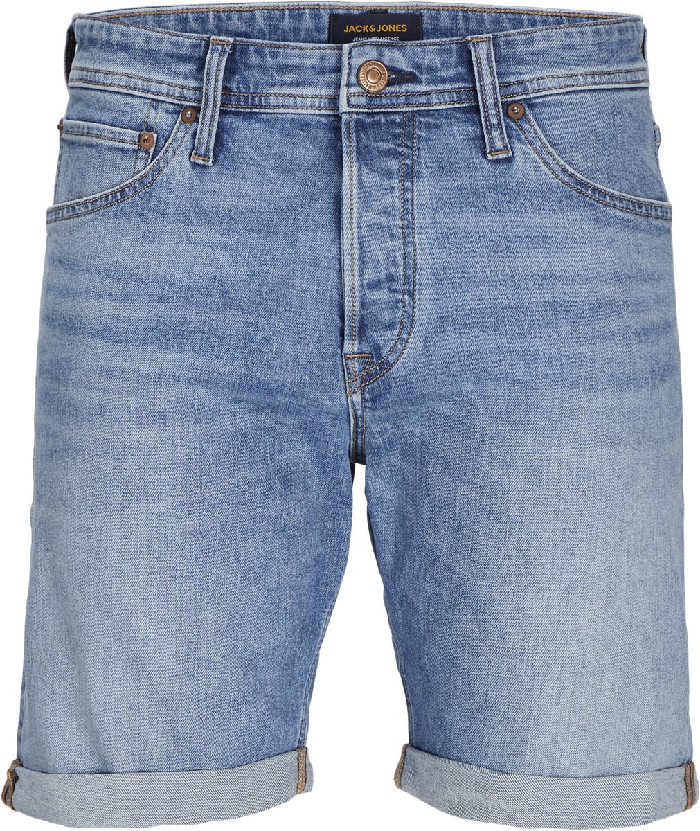 JACK&JONES JJIRICK JJIORIGINAL SHORTS AM 360 SN Heren Broek - Blue Denim Am 364 op Prijzenvolger.com