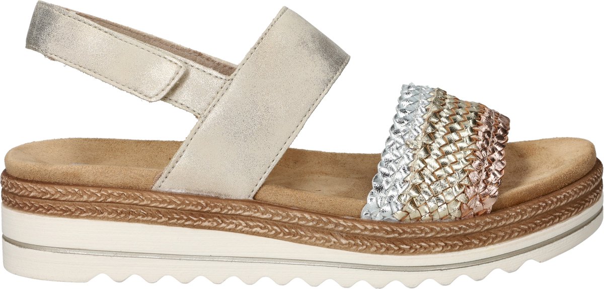Remonte Leren Dames Sandalen - Goud - 39