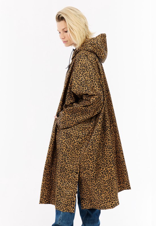 Protest Prtlaugh - Shoftshell jas Dames - Regenjas - Waterkolom 10K - Capuchon – Fudgecamel