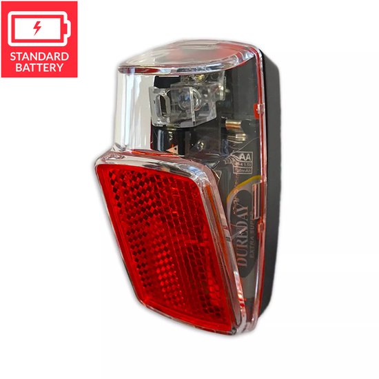 Piles LED de feu arrière Starry rouge / noir