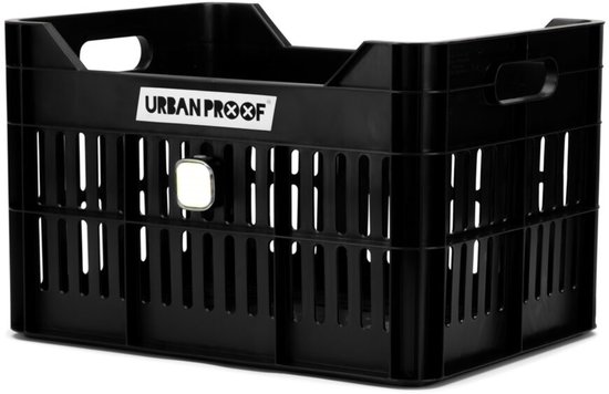 Urban Proof fietskrat 30L black Recycled 40x30x25cm van Urban Proof — afbeelding 5