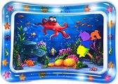 Bol.com Opblaasbaar watermat babywaterkussen voor baby's waterspeelmat waterpark vroege kinderen babyspeelgoed sensorisch speelg... aanbieding