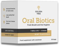 Golden Tree Orale verzorging - Tandvleesverzorging - Probiotica - Slechte adem - 30 zakjes
