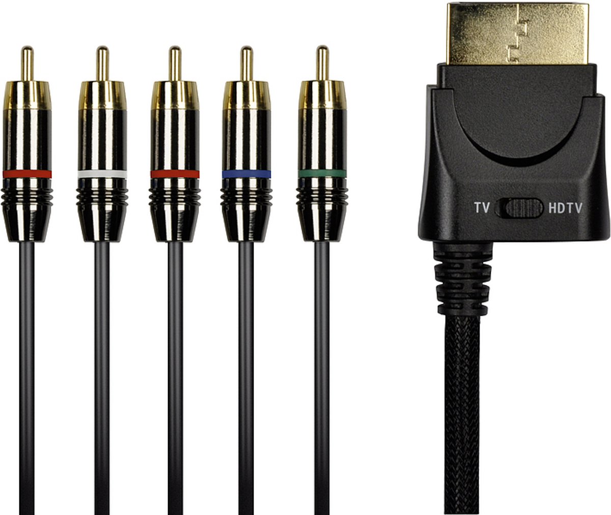 Speedlink, MAX-X 5.1 Component Cable with Optical Output (Black) Xbox 360